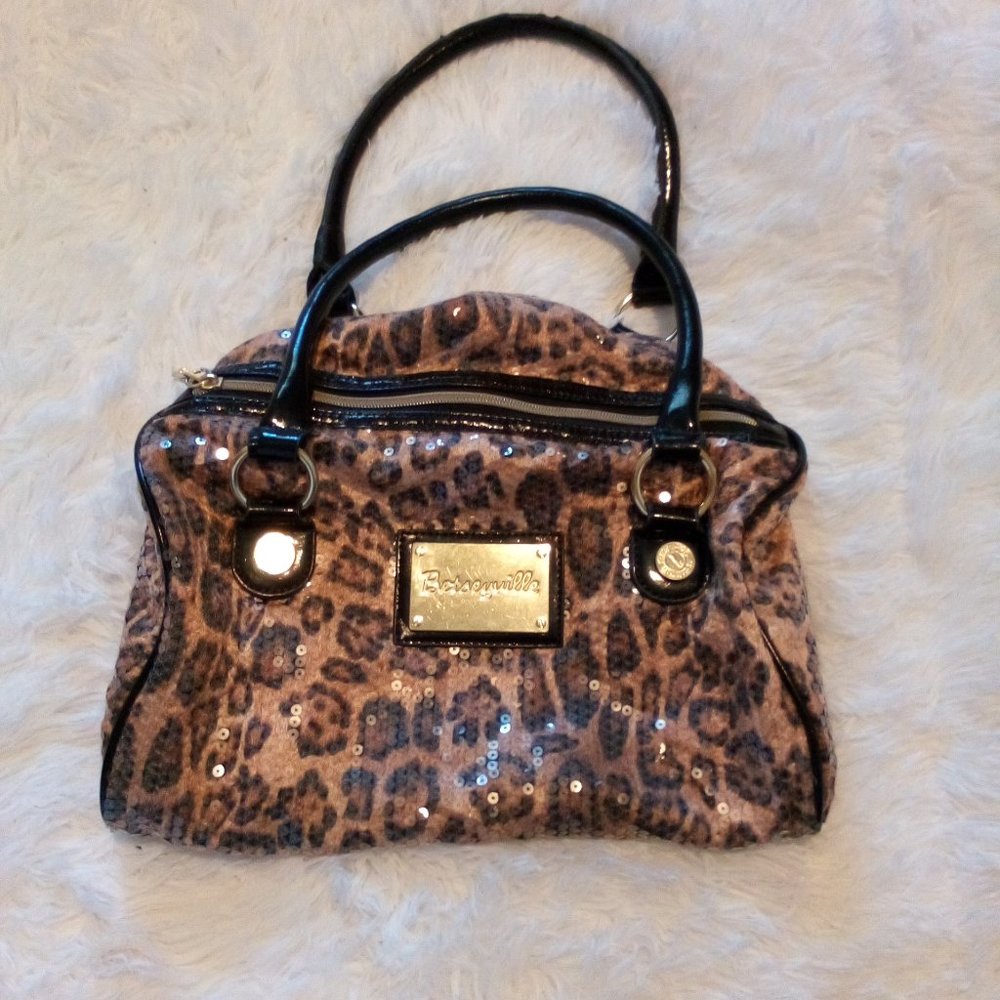 Betsy Johnson Animal Print Shoulder Bag